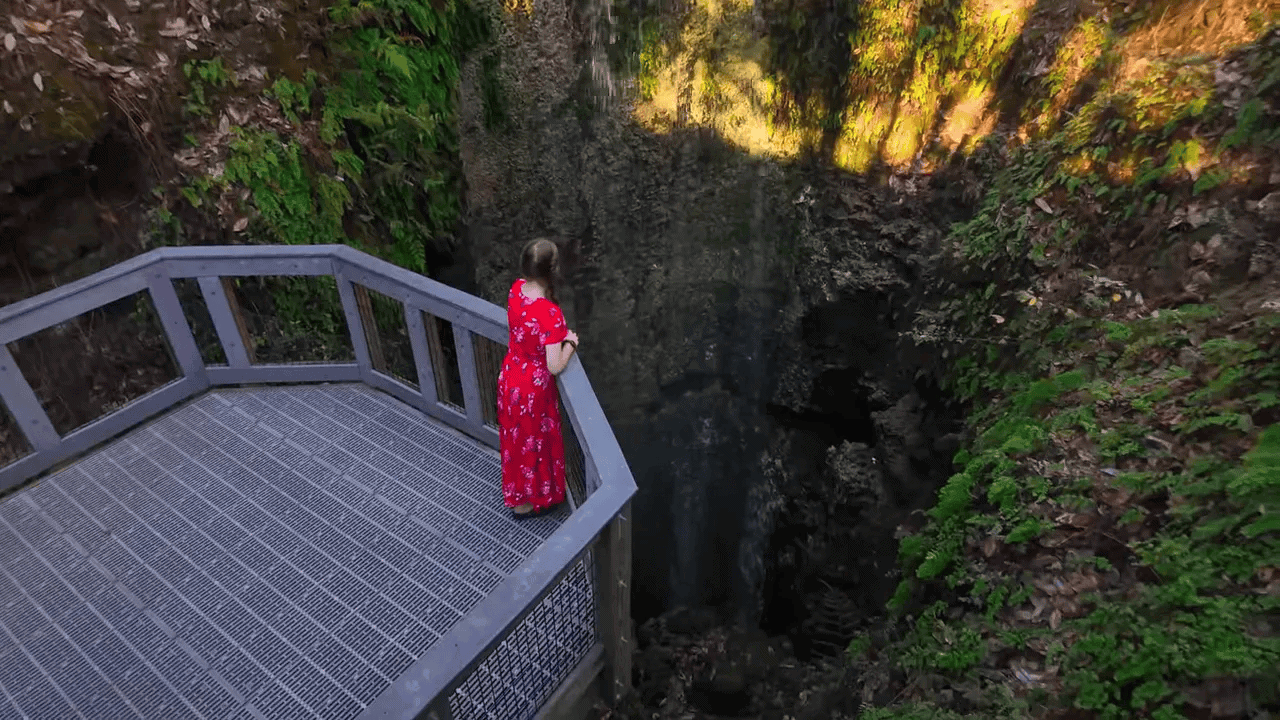 10 BEST State Parks in Florida (Beaches, History, Springs & Hidden Gems!) 2 Entrance sign and overlook at Falling Waters State Park